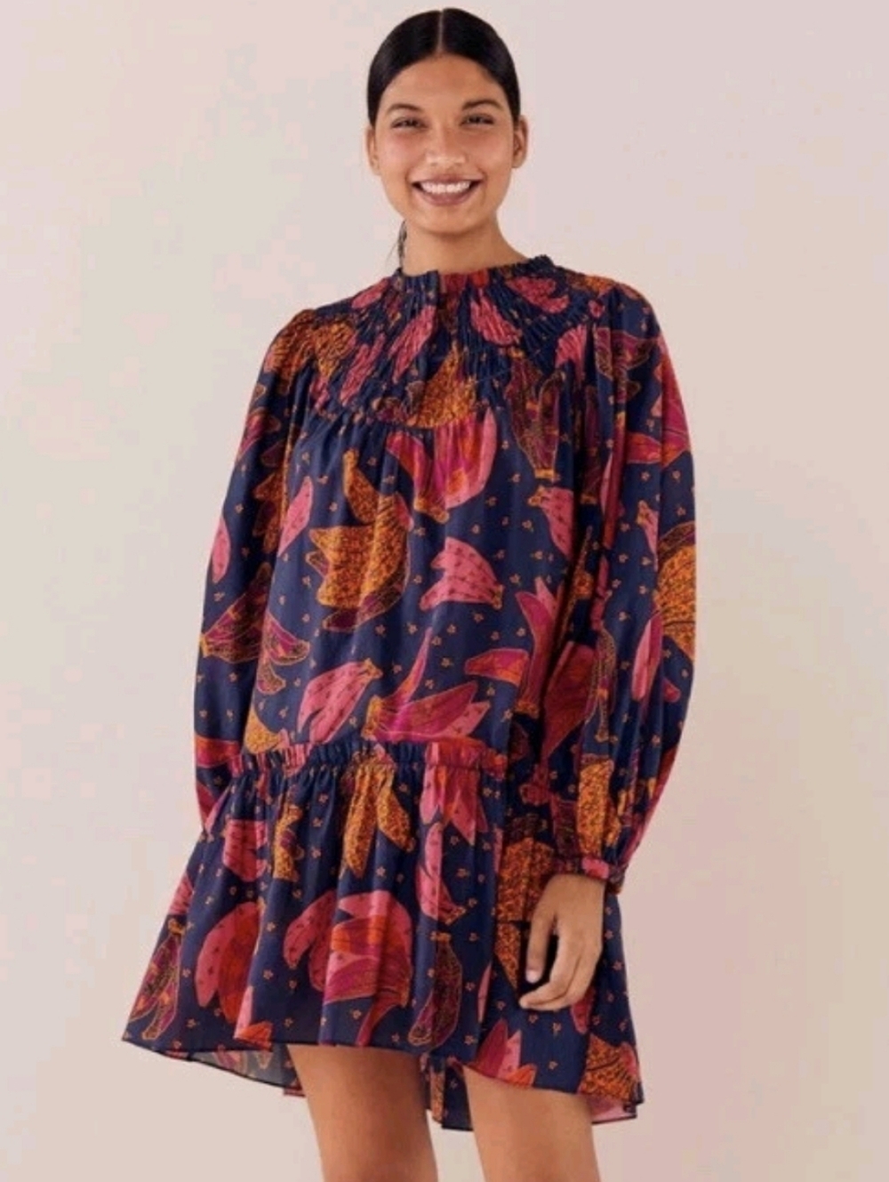 Farm Rio Patchwork Bananas Mini Doll Dress - Picture 2 of 16